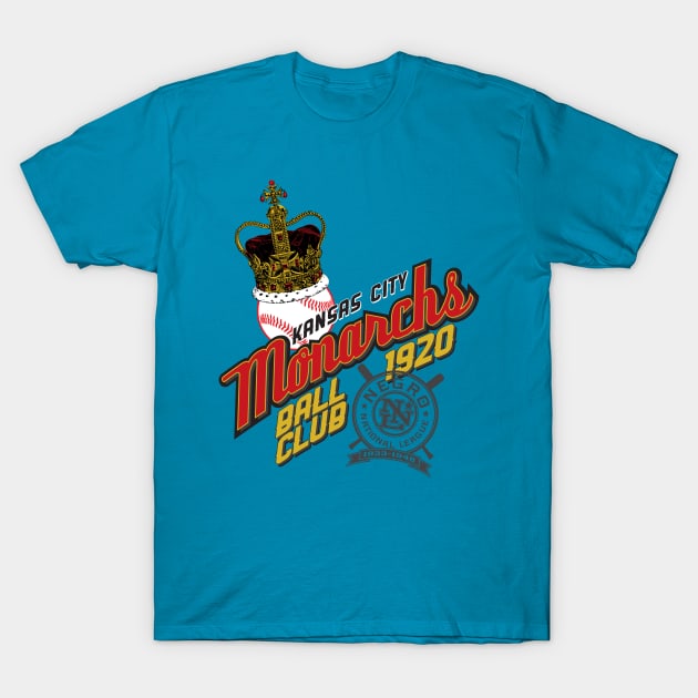 Kansas City Monarchs T-Shirt by MindsparkCreative